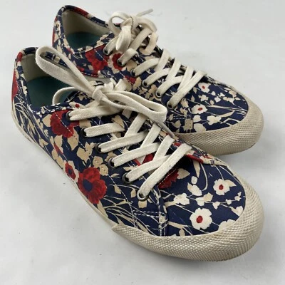SeaVees x Trina Turk Sneakers Shoes Women's 7.5 Floral Legend Poplin Twill - Image 1 of 4