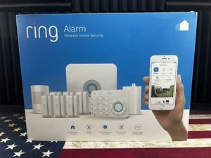 Ring Alarm Wireless Home Security Kit System 10 Piece Kit NEW! LOOK! White - Picture 1 of 13