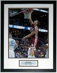 Blake Griffin autografo Oklahoma 16x20 foto ponte superiore UDA COA piatto incorniciato - Foto 1 di 5