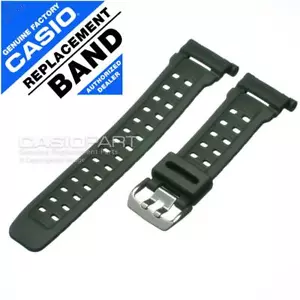 Genuine Casio Watch Band f/ G-Shock Mudman G9000-3V G-9000 Dark Grey Green Strap - Picture 1 of 2