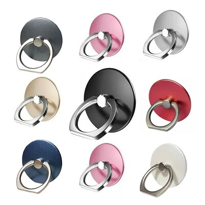 Finger Grip Ring Stand Phone Holder For iPhone Phone Tablet Rotating 360° UK - Image 1 of 4