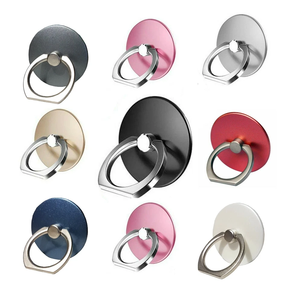 Finger Grip Ring Stand Phone Holder For iPhone Phone Tablet Rotating 360° UK - Image 1 of 4