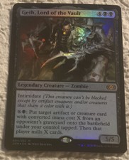 MTG Geth, Lord of the Vault Double Masters 094/332 Foil Mythic NM Pack Fresh