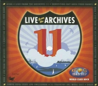 KFOG LIVE FROM ARCHIVES 11 - V/A (2 CD's) Black Mark In Barcode New Sealed  - Image 1 of 2