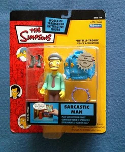 FIGURA DE 5 PULGADAS SARCASTIC MAN THE SIMPSONS SERIE 14 PLAYMATES - Imagen 1 de 2