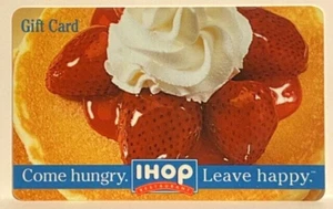 IHOP Restaurant Pancakes Stack Strawberries & Whipped Cream 2005 Gift Card - Picture 1 of 1