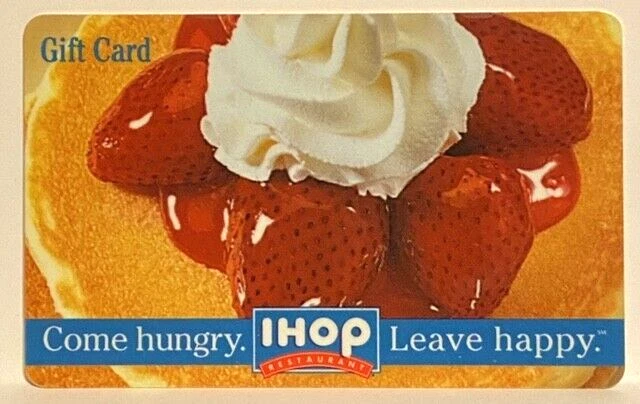IHOP Restaurant Pancakes Stack Strawberries & Whipped Cream 2005 Gift Card - Image 1 of 1