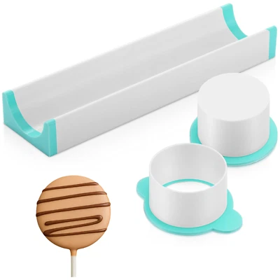 CakePopPro Circle Cake Pop Mold Set with 9in Tray – Easy Cake Pop Circle Maker - Image 1 of 4