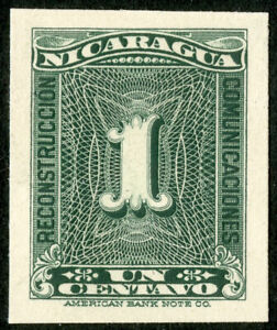 Nicaragua Stamps # J42 Proof Rare