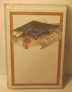 Tarjetas de graduación en blanco grandes en blanco de 20 unidades ¡¡¡nuevas en caja!!!¡! - Imagen 1 de 2