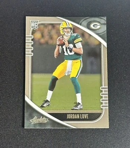 Tarjeta de fútbol americano Panini Absolute Jordan Love #162 2020 novato RC Packers - Imagen 1 de 2