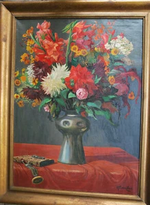 Pintura al óleo Fischer-Coerlin Albert Cöslin Berlín HUBER DE COLOR antiguo atractivo antiguo - Imagen 1 de 11