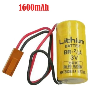 Brandneu BR-2/3A 3V 1600mAh nicht wiederaufladbare Batterie SPS Batterie mit braunem Stecker - Bild 1 von 4