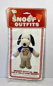 Neu in Verpackung 11 Zoll Snoopy Kleidung Outfit Plüschtier Kuscheltier schöner Hund T-Shirt #4534 - Bild 1 von 2