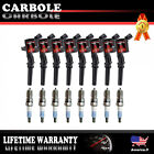 8 Pack Ignition Coils+8X Spark Plugs For Ford F-150 4.6L 5.4L & F-550 6.8L Dg508