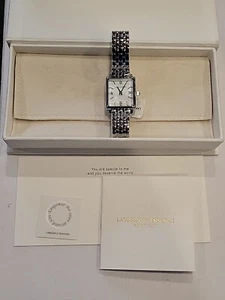 Larrson & Jennings Boyfriend Mini Elevated 40mm Silver Ladies Watch New In Box - Picture 1 of 12