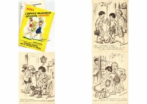 GERMAINE BOURET ARTIST SERIE 6 POSTCARD WITH FOLDER (2314) - Picture 1 of 4