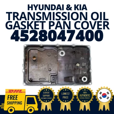 GENUINE OEM Hyundai Kia Transmission ATA Oil Pan Cover Filter Gasket Included - Image 1 of 4