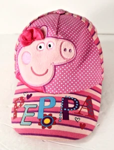 Target Peppa Pig Hat Cap Adjustable Hook Loop Pink Girls Baseball 2015 Small - Picture 1 of 7