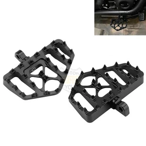 Wide MX Style Foot Pegs Floorboard Pedal For Harley Touring Softail Sportster XL - Bild 1 von 10