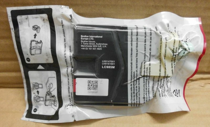 Brother LC985M Tinte magenta für DCP-J125 J515W  MFC-J265W J415W  in Folie D - Bild 1 von 1
