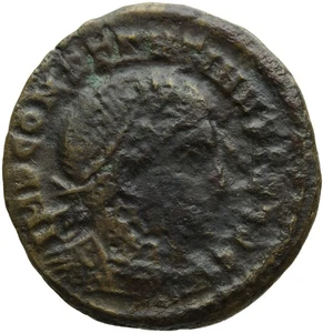 030. Roman Bronze Coin. CONSTANTINE I, AE-Follis. Ticinum. Sol. aVF - Picture 1 of 2