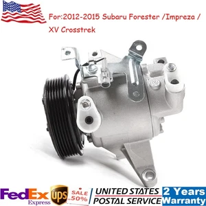 AC Air Compressor for Subaru Forester Impreza XV Crosstrek 2012 2013 2014 2015 - Picture 1 of 10