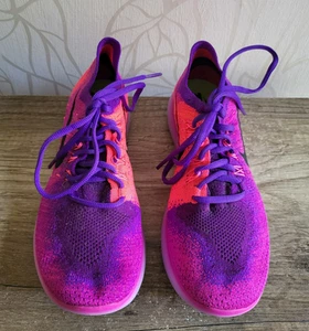 Nike Free RN Flyknit Damen 880844-600 Schuhe Sneaker Running Pink Gr. 39 - Bild 1 von 8