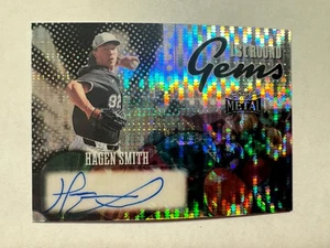 π₯2025 LEAF METAL HAGEN SMITH PULSAR RC AUTO #D/10 SSP 1st Round Gems White Sox - Picture 1 of 2