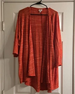 Lularoe Open Front Casual Dress Kimono Cardigan Size Large - Picture 1 of 9
