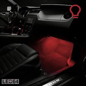 4 Bombillas Con Luz LED Roja Iluminación Sol / Patada para Audi A4 B5 B6 B7 - Imagen 1 de 3