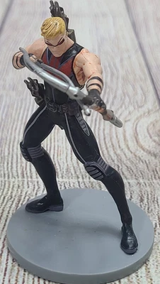 Disney Store Marvel Vengadores Ojo de Halcón Figura Decoración de Pasteles Negro Rojo Plata 3.5" Foto 1 de 4