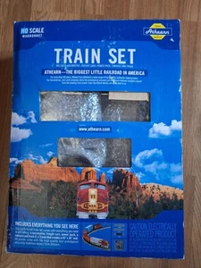 Athearn Go Scale War Bonnet CSX Train Set Complete With Extra Rails Plug- Works - Picture 1 of 24