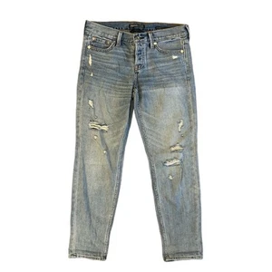 Abercrombie & Fitch Signature Collection Boyfriend Straight Jean Light Wash | 25 - Picture 1 of 10
