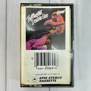 Ted Nugent Double Live Gonzo Cassette Tape 1978 ETX 35069 - Picture 1 of 8