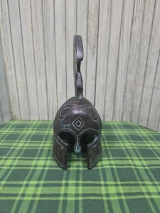 Massiver Messing - Vintage römischer Gladiator Trojaner Krieger Schlange Helm - Bild 1 von 10