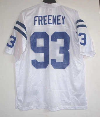 CAMISETA DE CARRETERA BLANCA RBK BALTIMORE COLTS DWIGHT FREENEY XL Foto 1 de 4