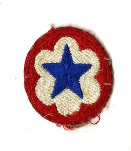 Army Service Forces White Back Patch WWII Vintage - Picture 1 of 2