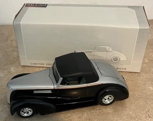 1937 Chevrolet Cabriolet Street Rod Die Cast Metal Bank Liberty Classics - Picture 1 of 6