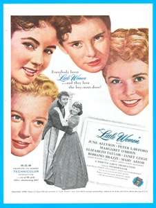 Elizabeth Taylor movie star Hollywood MGM Little Women vintage print ad 1949 - Picture 1 of 3