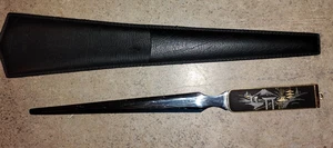 Amita Damascene Letter opener Rare - Stamped - mid century - Picture 1 of 10