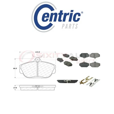 Centric Posi Quiet Ceramic Brake Pads w Shims for 1995-1998 Ford Windstar kk Foto 1 de 4