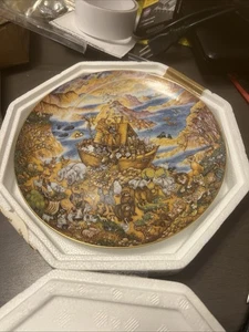 Placa de coleccionista Franklin Mint Two By Two Noah’s Ark edición limitada - Imagen 1 de 7