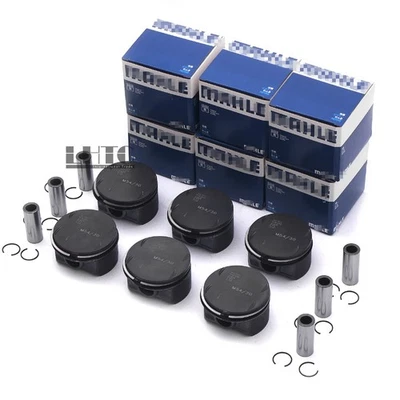 6x Engine Pistons Rings Kit For BMW 325i 525i Z3 E39 E46 E60 E61 E85 M54 2.5 3.0 - Image 1 of 4