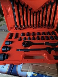 socket set 1/2 drive chrome vanadium metric - Picture 1 of 7