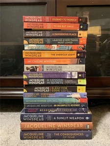 Lot of 18 Maisie Dobbs Series 1-18 Jacqueline Winspear - Picture 1 of 3