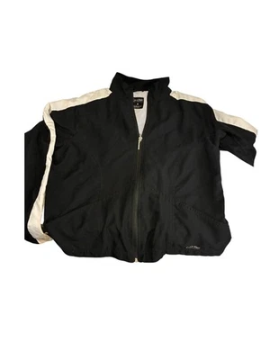 CK Performance Jacket Women's M Black White Full Zip Mock Neck - Image 1 of 4