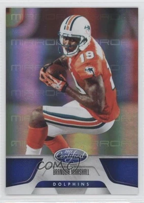 2011 Certified Mirror Blue /100 Brandon Marshall #77 - Image 1 of 2