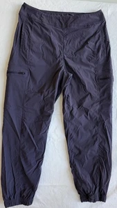 Mountain Hardware Dynama Ankle Pant Women's Lg Purple Outdoor Stretch Zip Pocket - Picture 1 of 13