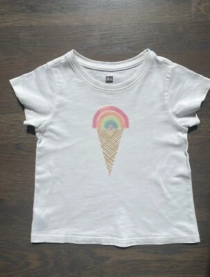 TEA COLLECTION Girls Tee 4 Rainbow Ice Cream - Image 1 of 3